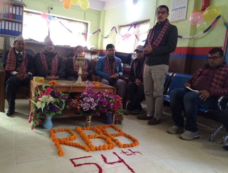 रा.बा.बैंकको ५४ औ स्थापना दिवस मन्थली शाखाले यसरी मनायो