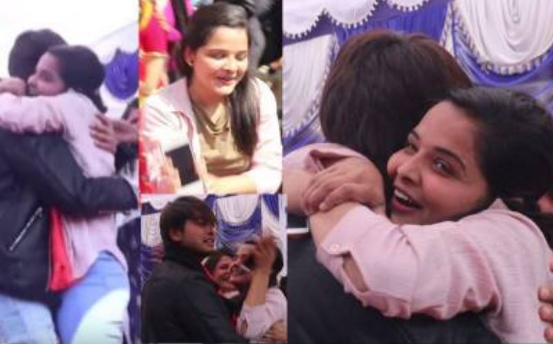 सिने अभिनेता प्रदिप खड्कालाई एक्कासि मारिन झ्याप्पै अङ्गालो-को हुन् यि युवती,हेर्नुहोस भिडियो