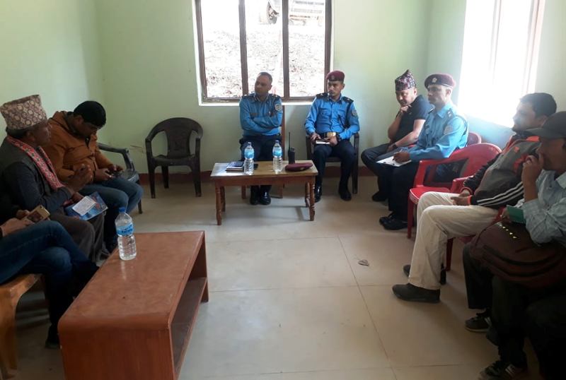 सञ्चारकर्मीसंग समन्वय गरेर अघि बढ्ने रामेछापका प्रहरी प्रमुखको भनाई