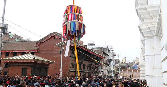 वसन्तपुरमा चिर ठडाएपछि फागु शुरु