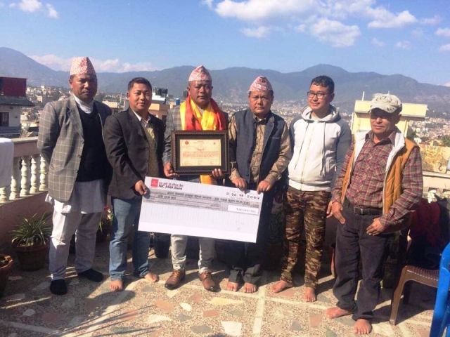 ‘प्रधानसेनापति उत्कृष्ट कृषक सम्मान’ रामेछापका कृषक श्याम कुमार थापालाई