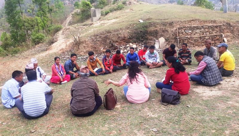 रामेछापको गेलुमा राष्ट्रिय मानवअधिकार आयोगको  अन्तरक्रिया कार्यक्रम