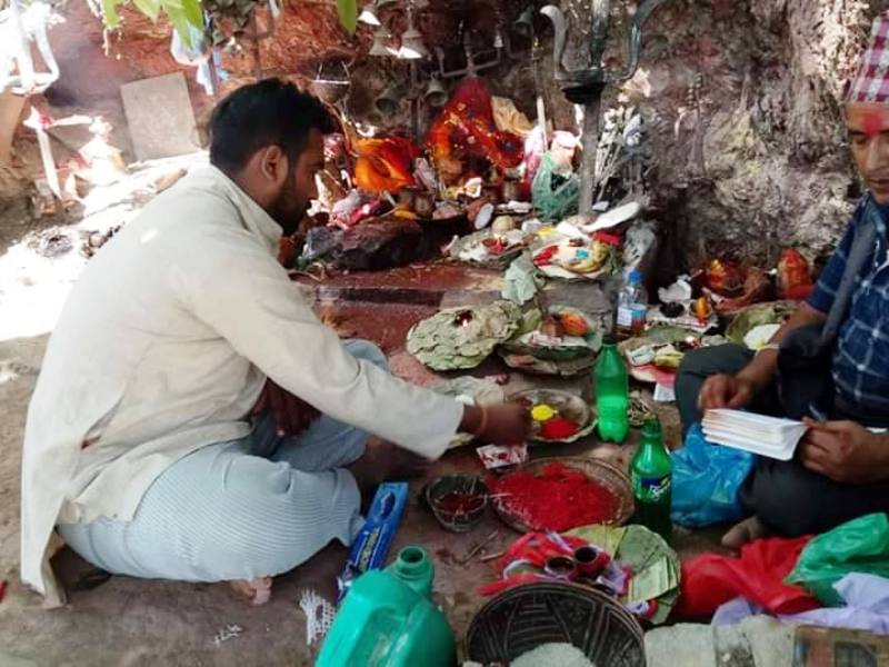 ४० लाख लागतमा माकादुममा रहेको सिद्धदेवी मन्दीर पुननिर्माण गरिदै