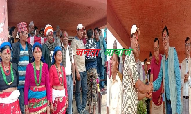 भिम रावलको जिल्लामा नेकपाका सयौ नेता कार्यकर्ता कांग्रेसमा प्रवेश ! कांग्रेस नेता थापाले गरे स्वागत