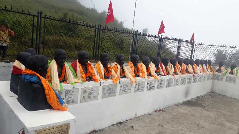 चर्चित दोम्बा हत्या काण्ड १६ वर्ष पुरा : दोरम्बामा मारिएकाको प्रतिमा अनावरण