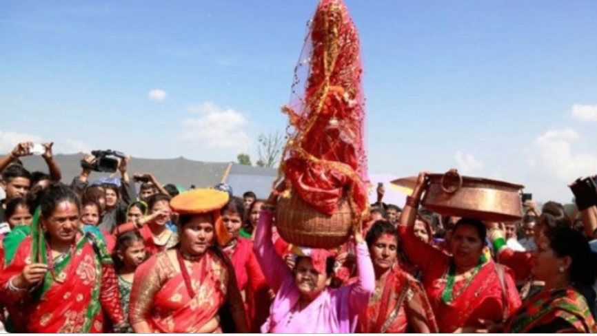 टुडिखेलमा गौरा पर्व