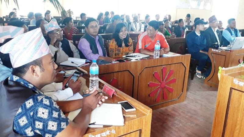 खाँडादेवी गाउँपालिकाको समिक्षा बैठक 