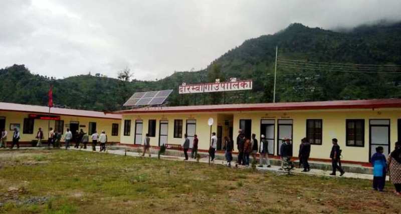 दोरम्वा गाउँपालिकाको नयाँ भवन उद्घाटन