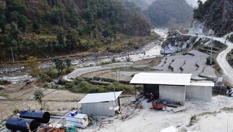 लिखु तल्लो आयोजनाको ६० प्रतिशत निर्माणकार्य सम्पन्न