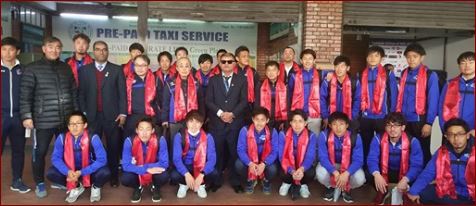 आज नेपाल र जापानबीच दथरथ रंगशालामा दिउँसो तीन बजे मैत्रीपुर्ण फुटबल खेल हुँदै