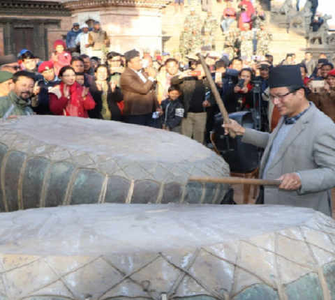 ३२९ वर्ष पुरानो तलेजुको नगरा ताहा सत्तलमा