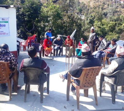 खाँडादेवीको माकादुममा स्थानीय सभा बैठक सम्पन्न