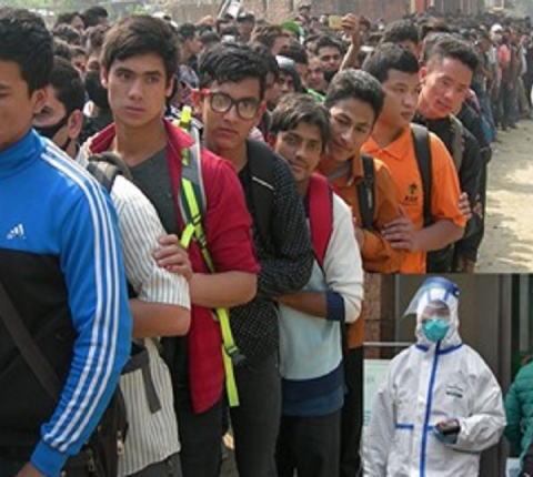 कोरियामा कोरोनाको महामारी ! ७ हजार नेपालि काम गर्ने कोरियामा त्रास