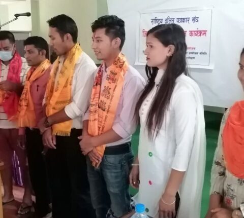 राष्ट्रिय दलित पत्रकार संघ रामेछापका अध्यक्षमा लेख बहादुर वि.क