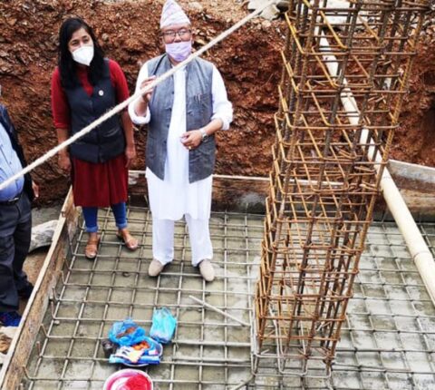 खाँडादेवी गाउँपालिकामा १५ शैयाको अस्पताल बन्दै