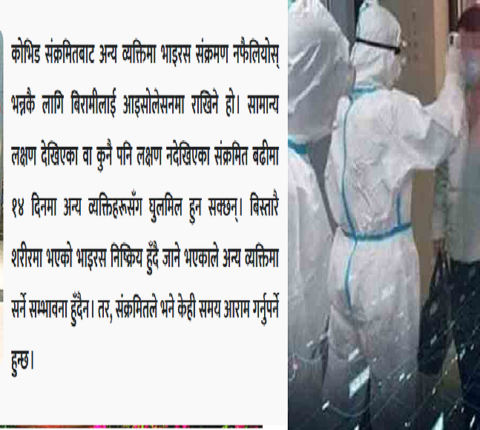 कोरोना संक्रमित सन्चो भए पछिको नतिजा,कति दिनपछि घुलमिल गर्न मिल्छ ?
