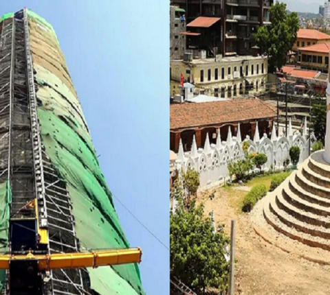 धरहराको २०औं तला पुनर्निर्माण सम्पन्‍न