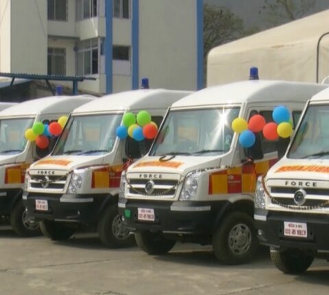 बागमती प्रदेशका पाँच जिल्ला अस्पताललाई एम्बुलेन्स हस्तान्तरण