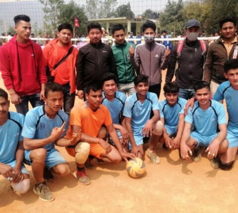 पुरानागाउँ दोस्रो मेयर कप भलिबल प्रतियोगिताको क्वाटरफाइन प्रवेश