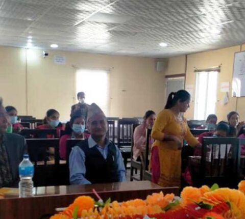 खाँडादेवी गाउँपालिकामा सेनेटरी प्याड बनाउने तालिम सुरु