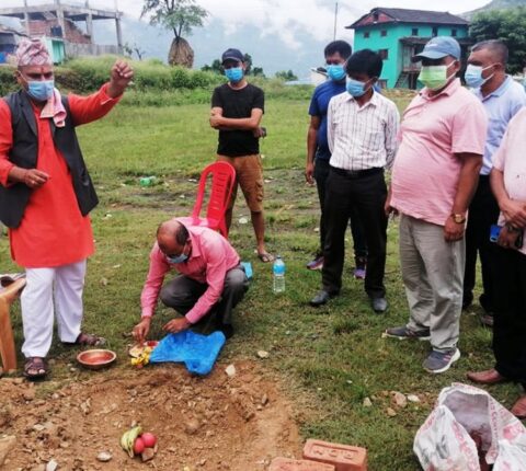 मन्थलीमा १५ शैय्याको अस्पताल शिलान्यास