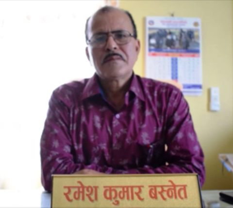नेकपा एकीकृत समाजवादी रामेछापको अध्यक्षमा रमेश कुमार बस्नेत