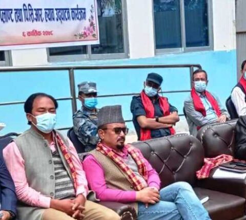जिल्ला अस्पताल रामेछापमा अक्सिजन प्लान्ट र पीसीआर ल्याब स्थापना