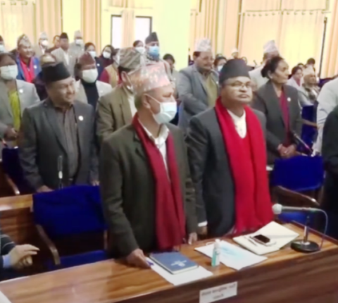 एमालेको अवरोधपछि बागमती प्रदेशसभा बैठक स्थगित
