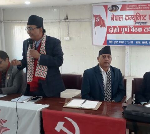 हिजोको योगदानका कुरा गरेर पार्टी चल्दैन : एमाले नेता चौलागाईँ