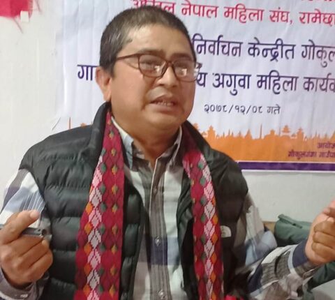 अहिले एमालेकै नीतिमा देश र राष्ट्रिय राजनीति केन्द्रित छ : अध्यक्ष आनन्द श्रेष्ठ