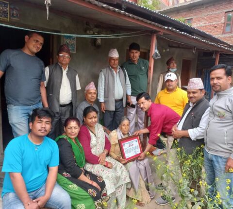 थला परेकी नेतृ कान्छी दिदीलाई जीपी फाउण्डेसनको सम्मान