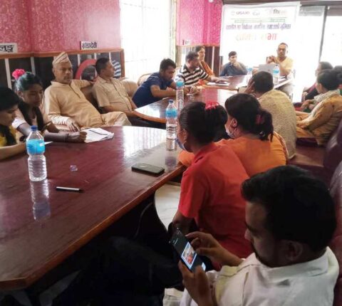 स्थानीय तह निर्वाचनमा नागरिक समाजको भूमिका साझा सभा बैठक