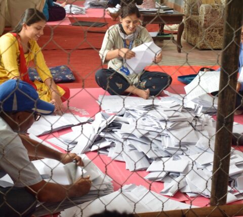 रामेछापको मन्थली नगरपालिकाको मतगणना सुरु
