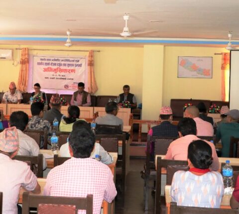 मन्थली नगरपालिकाका जनप्रतिनिधिलाई योजना तर्जुमा तथा सुशासन सम्बन्धी अभिमुखीकरण