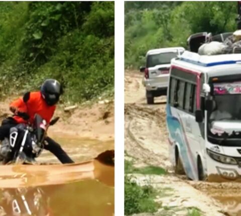 निर्माण ब्यवसायी सम्पर्कबिहीन भएपछि सेलेघाट–रामेछाप–साँघुटार सडक कन्तबिजोग