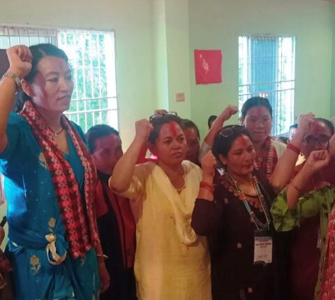अनेमसंघ रामेछापको अध्यक्षमा गङ्गा कार्की