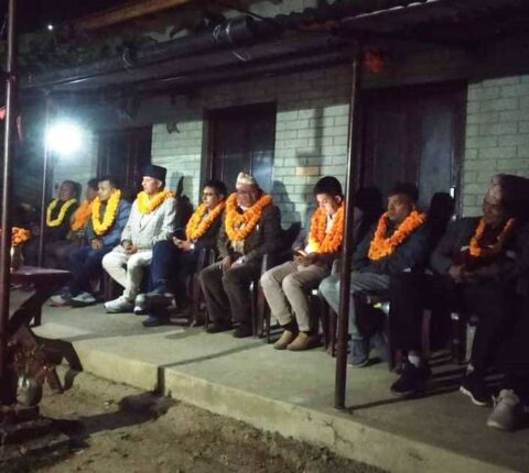रामेछाप एमालेको गौश्वाराबाट वृहत् भेटघाट तथा घरदैलो अभियान सुरु