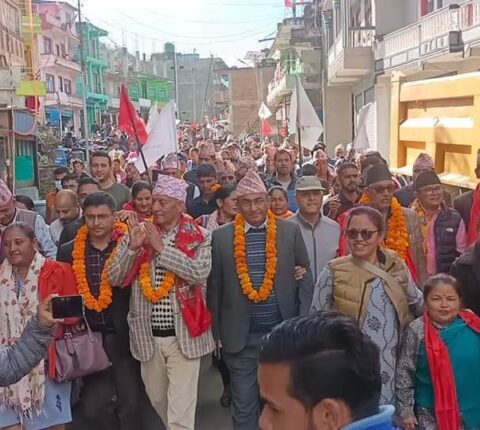 एमाले नीति बनाउने पार्टी, अरू सबै पार्टी त्यसका कार्यकर्ता : शान्तिप्र. पौडेल