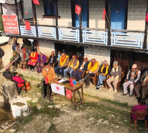 नागदहमा एमालेको कोणसभा र मतदाता भेटघाट : जनताले एमालेलाई विजयी गराउने शान्ति पौडेलको विश्वास