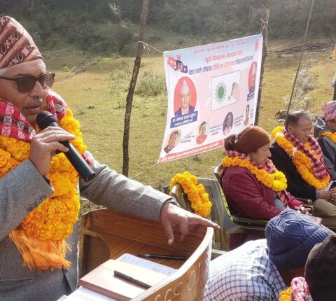 माओवादीका इमानदार कार्यकर्ताले एमालेमा भोट हाल्छन् : शान्तिप्रसाद पौडेल