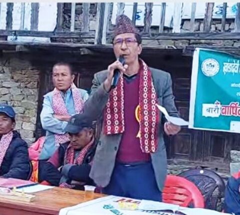 खाँडादेवी गाउँपालिकाले किसानले उत्पादन गरेको कृषि उपज खरिद गर्छ : अध्यक्ष श्रेष्ठ
