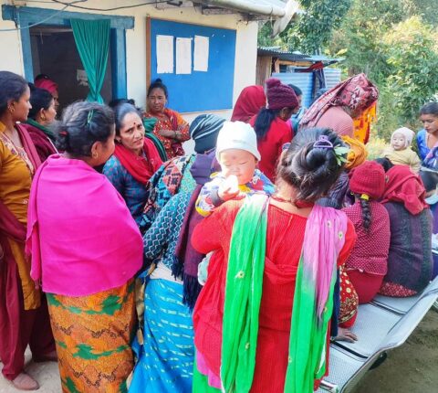मन्थलीको गेलुमा महिला स्वास्थ्य परीक्षण शिविर