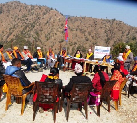 थानापति महादेव मन्दिर परिसरमा कार्यपालिका बैठक : थानापति विकास गुरुयोजना बनाउने निर्णय