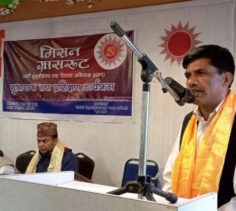 जनता र एमाले पार्टीबिचको सम्बन्ध अझै प्रगाढ बनाउन मिसन ग्रासरुट अभियान : रत्न गौतम
