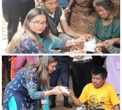 अपाङ्गता भएका भक्तमाया र नरबहादुरलाई घरमै नागरिकता