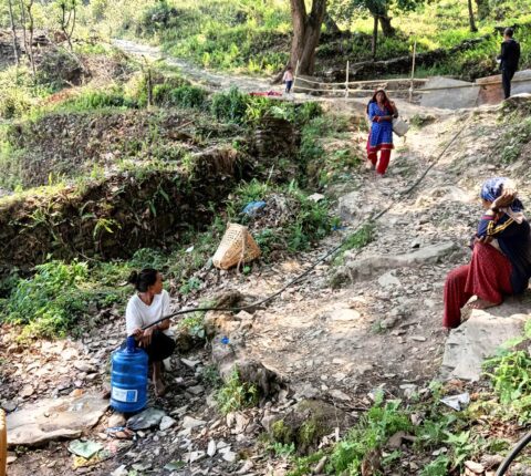 रामेछापको गेलुबासीलाई खानेपानीकै पिरलो
