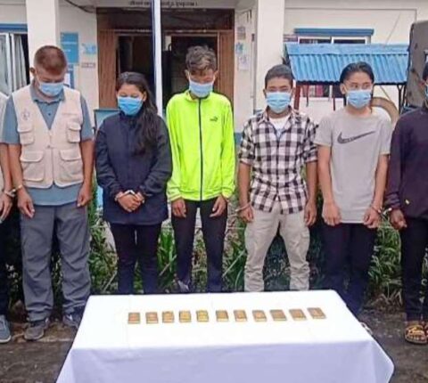 दोलखामा प्रहरीले बरामद गरेको ११ किलो धातु सुन भएको पुष्टि