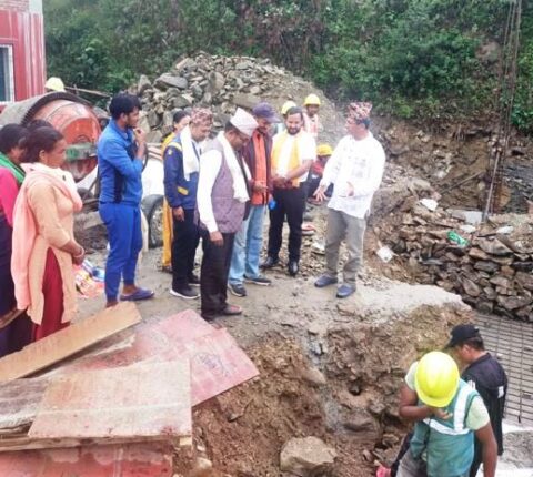 खाँडादेवी गाउँपालिकामा दुई करोड लगानीमा कृषि र पशु सेवा भवन बन्दै