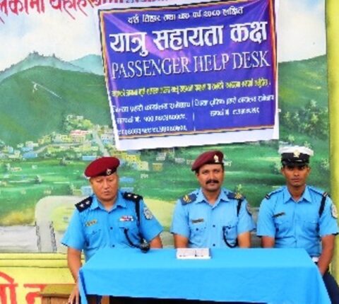 चाडपर्व नजिकिएसँगै रामेछापको दुई स्थानमा यात्रु सहायता कक्ष स्थापना