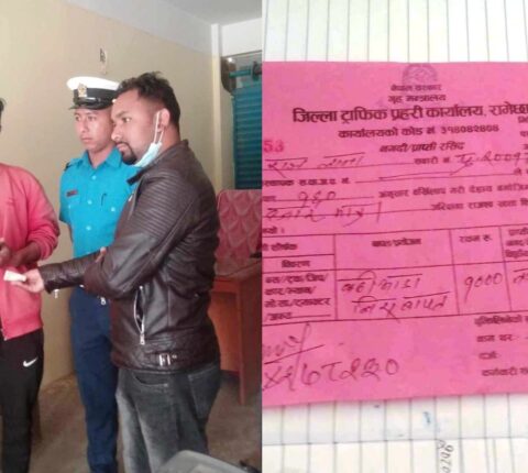 रामेछापमा दसैँको मौका छोपेर बढी भाडा असुल्ने अटोलाई कारबाही
